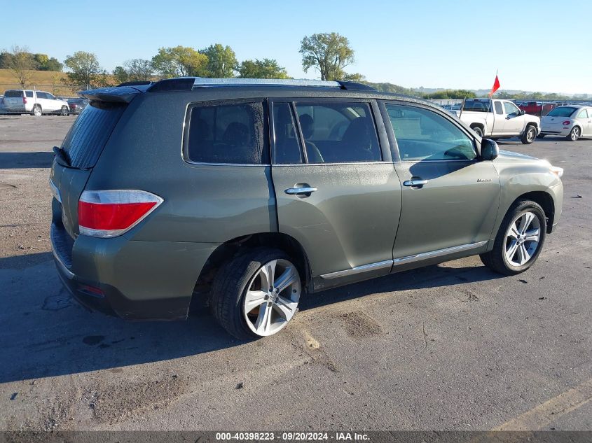 2012 Toyota Highlander Limited V6 VIN: 5TDDK3EHXCS131045 Lot: 40398223