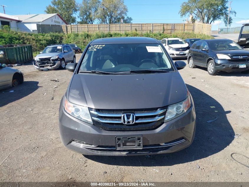 2016 Honda Odyssey Exl VIN: 5FNRL5H68GB076338 Lot: 40398231