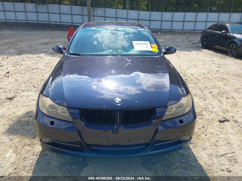 2008 BMW 328I VIN: WBAVC57568NA82262 Lot: 40398305