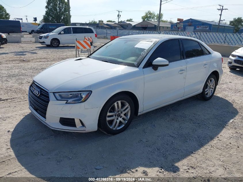 2017 Audi A3 2.0T Premium VIN: WAUB8GFF4H1043118 Lot: 40398316