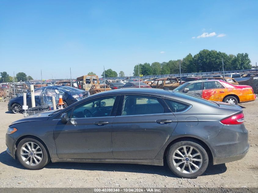 2017 FORD FUSION SE - 3FA6P0H77HR383315