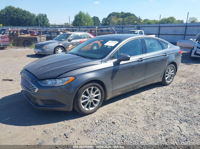 2017 FORD FUSION SE - 3FA6P0H77HR383315