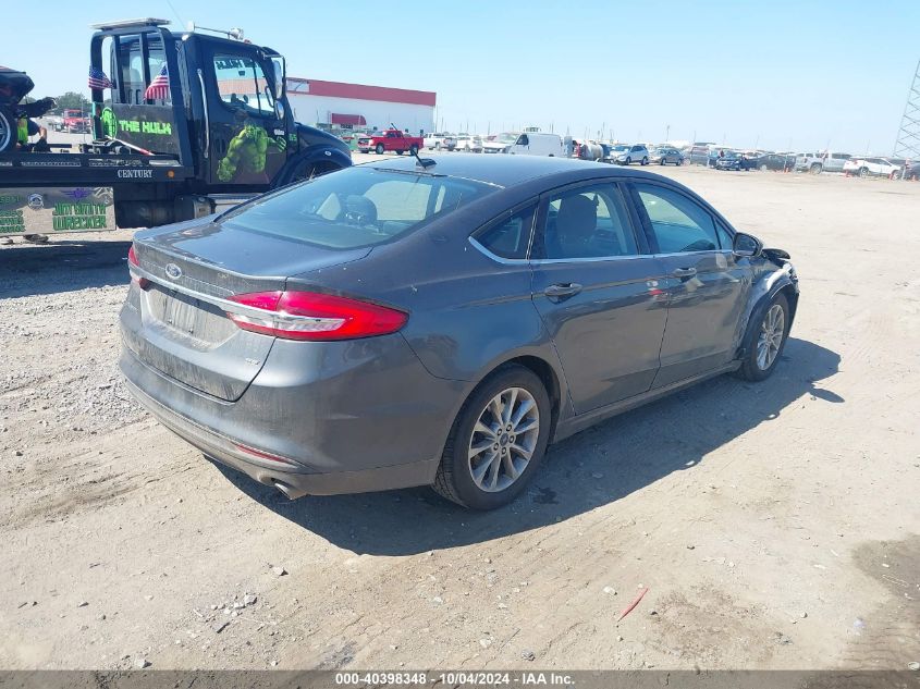 2017 FORD FUSION SE - 3FA6P0H77HR383315