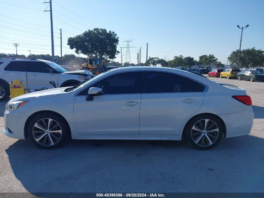 2017 Subaru Legacy 2.5I Limited VIN: 4S3BNAN62H3026946 Lot: 40398366