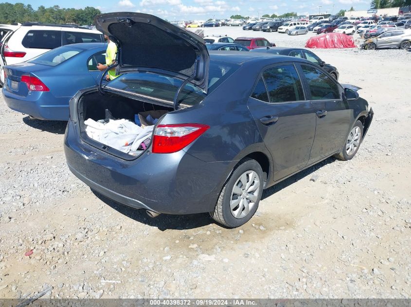 2016 TOYOTA COROLLA LE - 5YFBURHE0GP455576