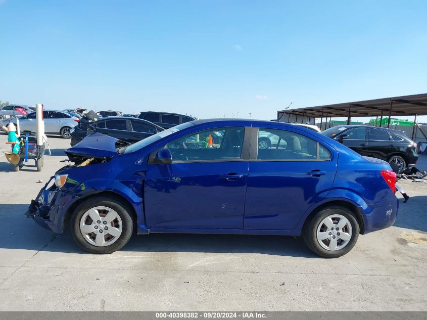 2013 Chevrolet Sonic Ls Auto VIN: 1G1JA5SG7D4177550 Lot: 40398382