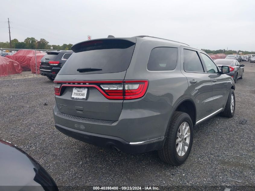 2021 Dodge Durango Sxt VIN: 1C4RDJAG4MC697609 Lot: 40398400