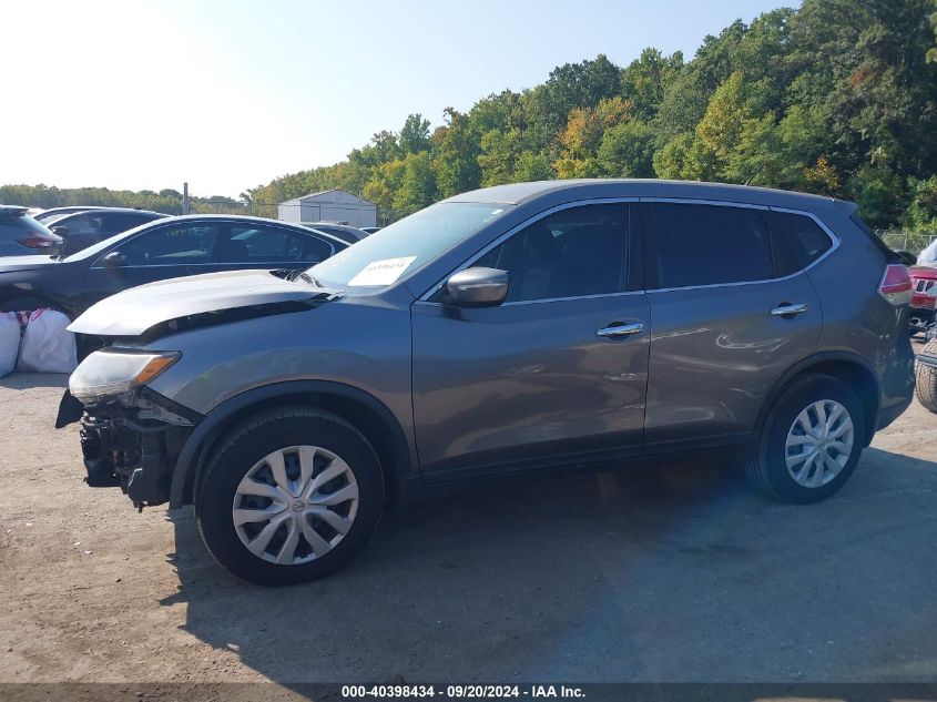 2015 Nissan Rogue S VIN: KNMAT2MVXFP582301 Lot: 40398434