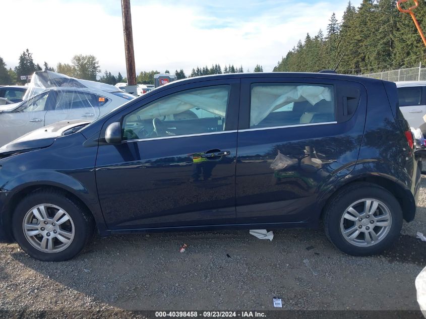 2016 Chevrolet Sonic Lt VIN: 1G1JC6SG2G4151698 Lot: 40398458