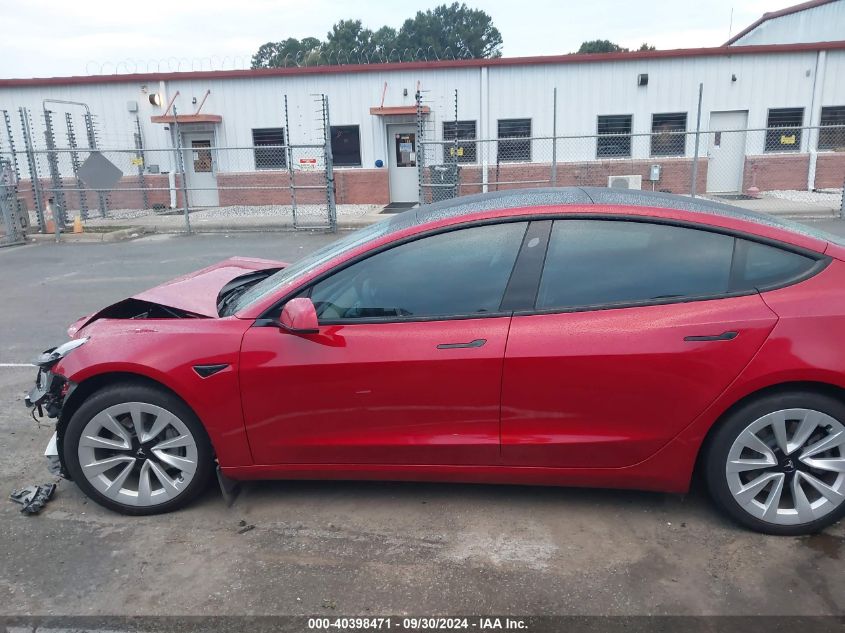 2021 Tesla Model 3 VIN: 5YJ3E1EA3MF913431 Lot: 40398471