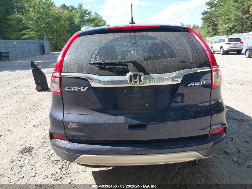 2HKRM4H74GH660611 2016 Honda Cr-V Ex-L