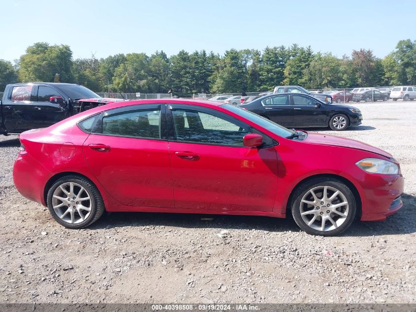 2013 Dodge Dart Sxt VIN: 1C3CDFBA5DD241842 Lot: 40398508