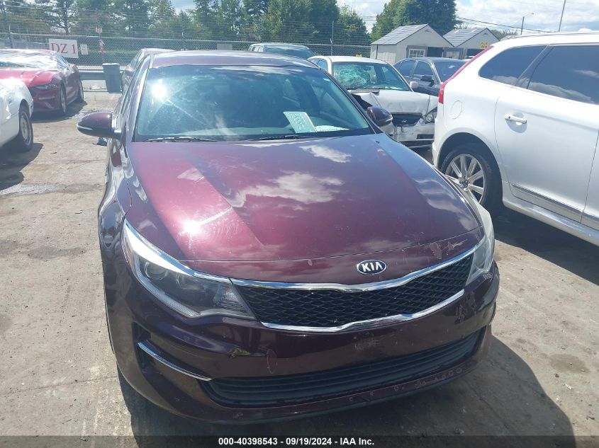 2016 Kia Optima Lx VIN: 5XXGT4L33GG018729 Lot: 40398543