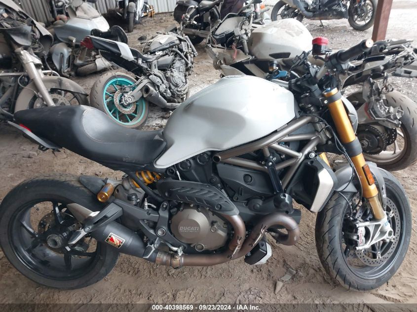 2014 Ducati Monster 1200/S VIN: ZDM1RBSW2EB001187 Lot: 40398569