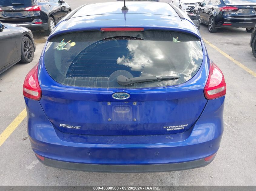 2015 Ford Focus Titanium VIN: 1FADP3N29FL278191 Lot: 40398580