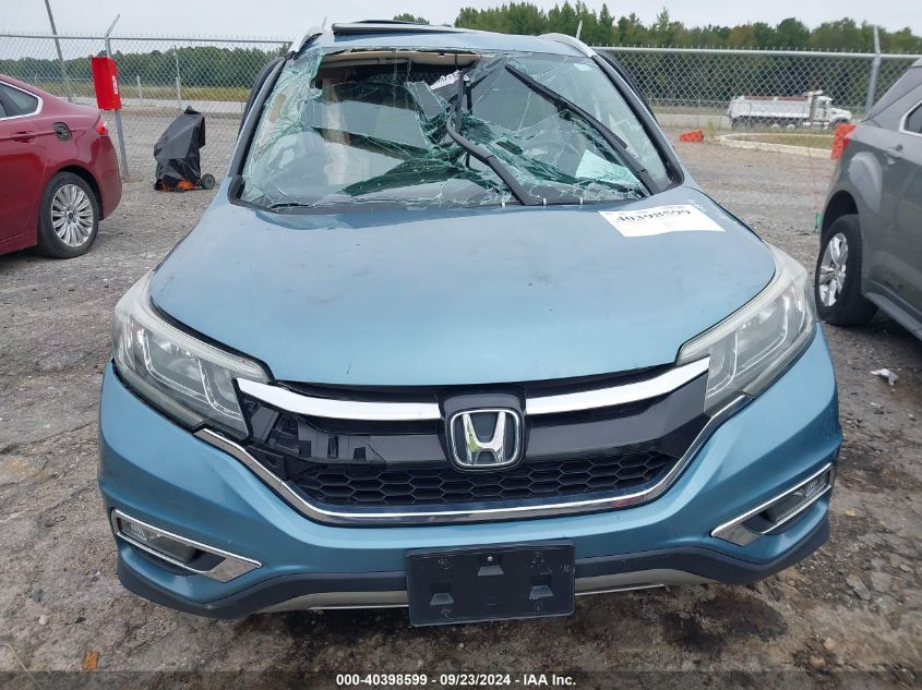 2015 Honda Cr-V Exl VIN: 2HKRM3H7XFH533452 Lot: 40398599