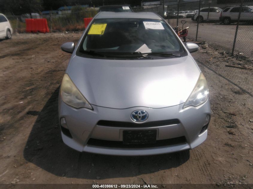 JTDKDTB33C1001812 2012 Toyota Prius C Three