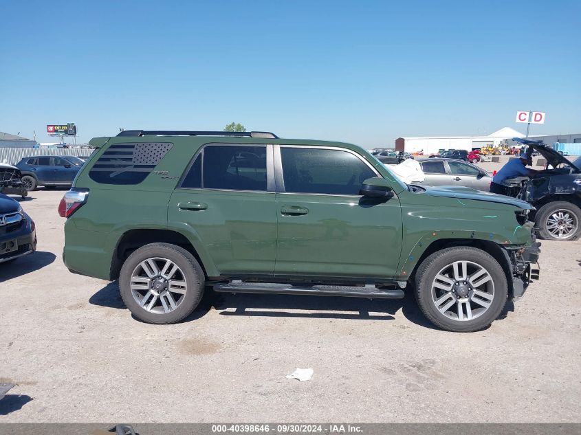 2022 Toyota 4Runner Trd Sport/Sr5 Premium VIN: JTEAU5JR7N5268083 Lot: 40398646