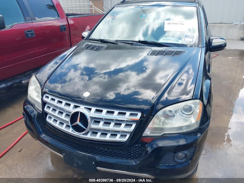 2009 Mercedes-Benz Ml 350 4Matic VIN: 4JGBB86E69A513163 Lot: 40398736