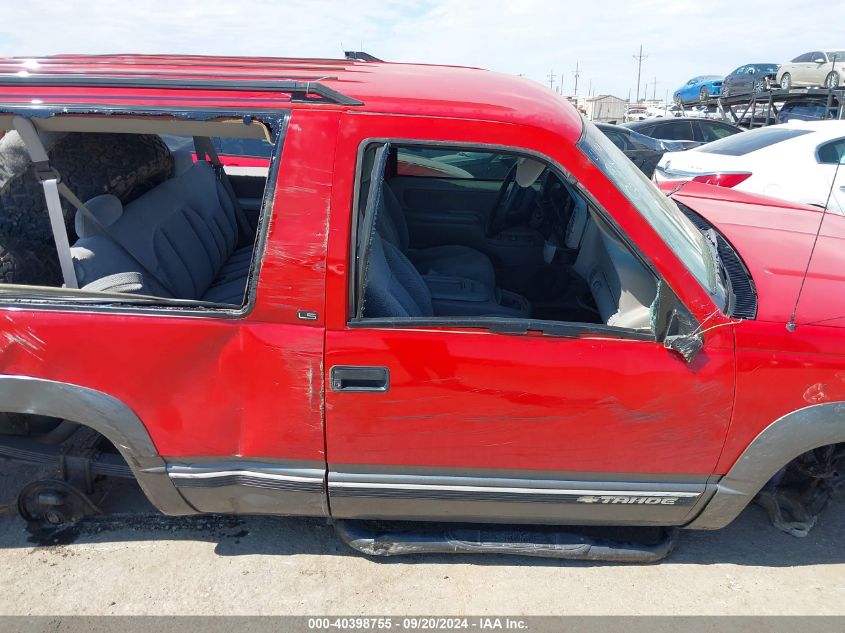 1999 Chevrolet Tahoe VIN: 3GNEK18R8XG162710 Lot: 40398755