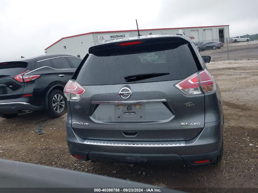 2016 Nissan Rogue S/Sl/Sv VIN: 5N1AT2MV1GC868705 Lot: 40398758