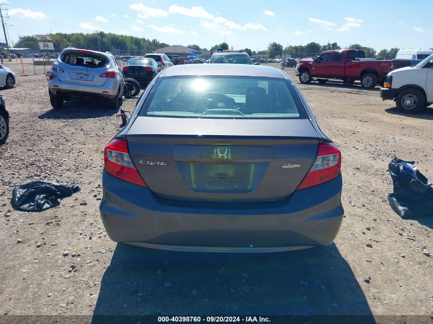 19XFB2F92CE300639 2012 Honda Civic Ex-L