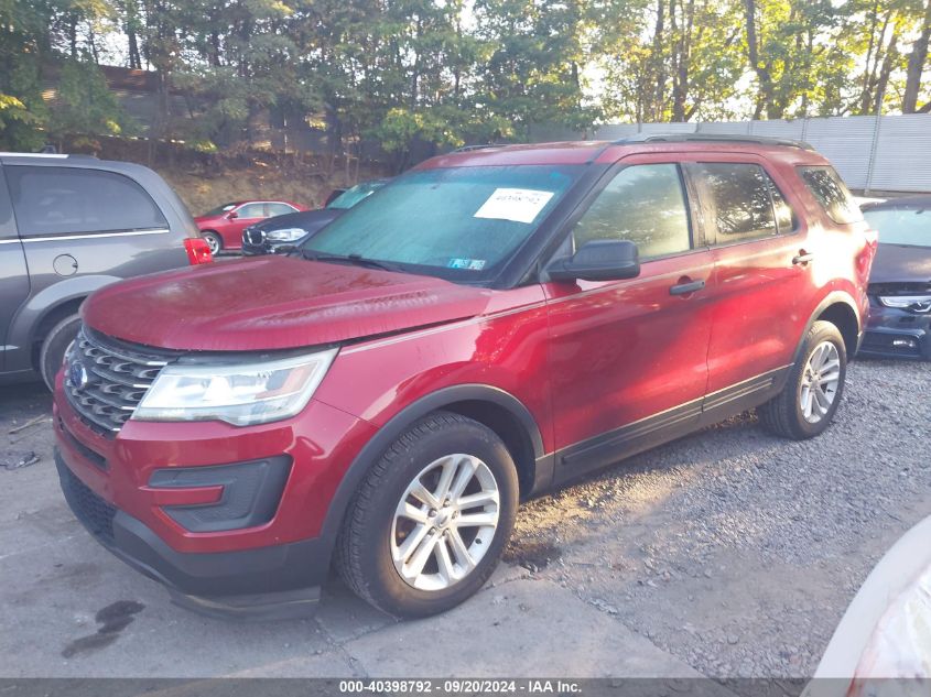 1FM5K8B86GGB32193 2016 FORD EXPLORER - Image 2