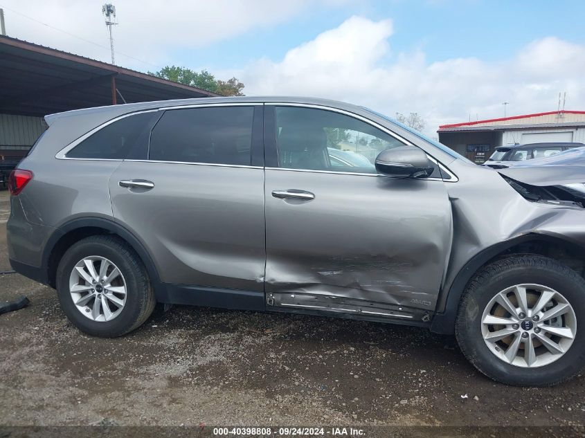 2019 Kia Sorento 3.3L Lx VIN: 5XYPGDA58KG488350 Lot: 40398808