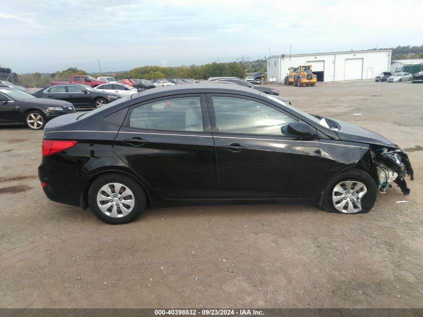 2016 Hyundai Accent Se VIN: KMHCT4AE1GU163681 Lot: 40398832