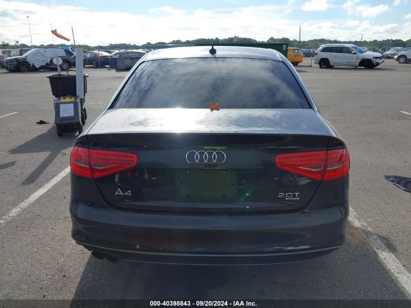 2014 Audi A4 2.0T Premium VIN: WAUBFAFLXEN030435 Lot: 40398843