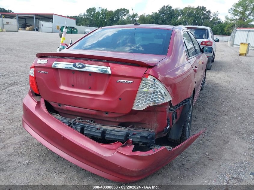 2010 Ford Fusion Sport VIN: 3FAHP0KCXAR381143 Lot: 40398853