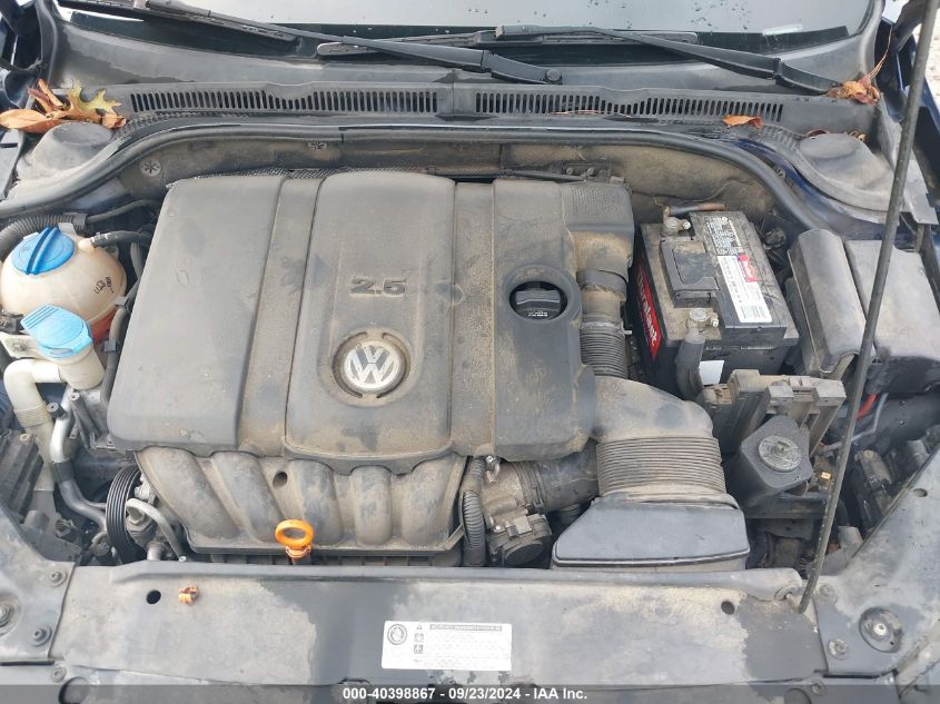 3VWDP7AJ9CM308537 2012 Volkswagen Jetta 2.5L Se