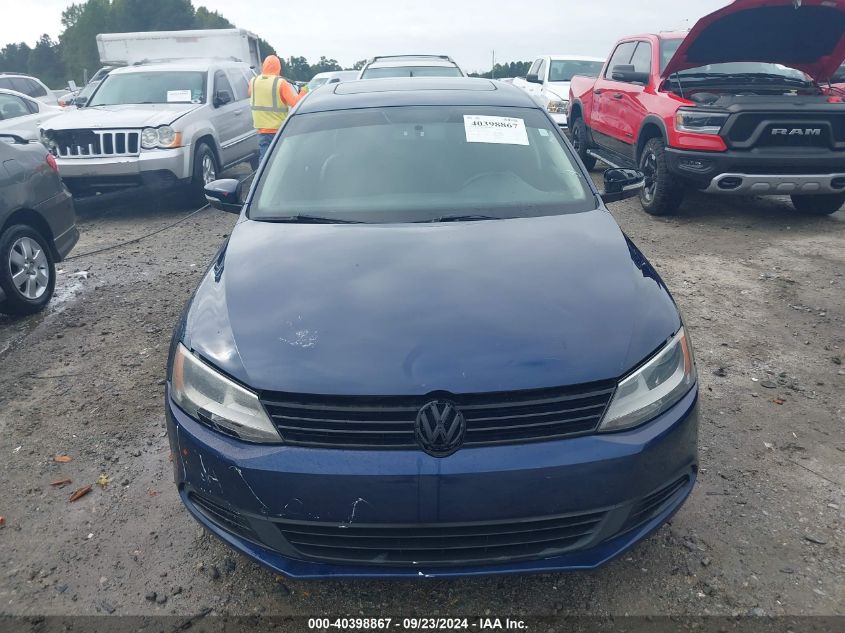 3VWDP7AJ9CM308537 2012 Volkswagen Jetta 2.5L Se