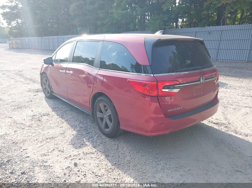 VIN 5FNRL6H59NB035078 2022 HONDA ODYSSEY EX