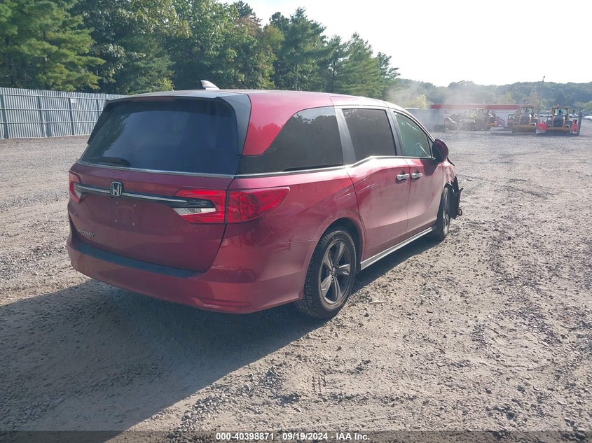 VIN 5FNRL6H59NB035078 2022 HONDA ODYSSEY EX