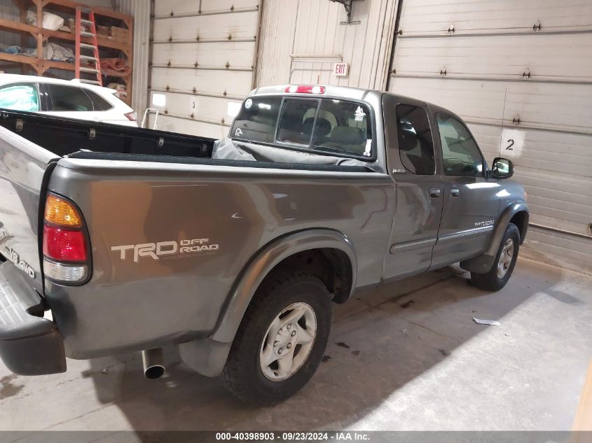 2003 Toyota Tundra Access Cab Limited VIN: 5TBBT48133S438381 Lot: 40398903