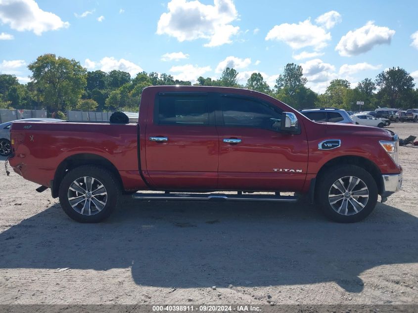 2017 Nissan Titan Sl VIN: 1N6AA1E51HN571388 Lot: 40398911