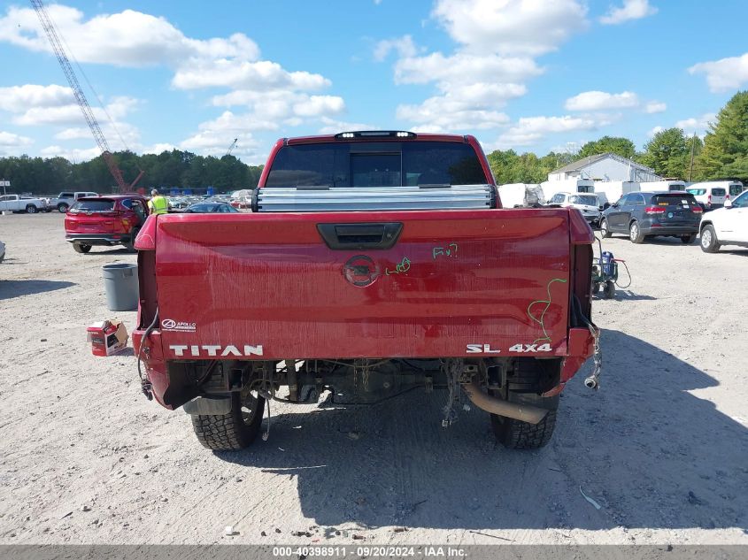 2017 Nissan Titan Sl VIN: 1N6AA1E51HN571388 Lot: 40398911