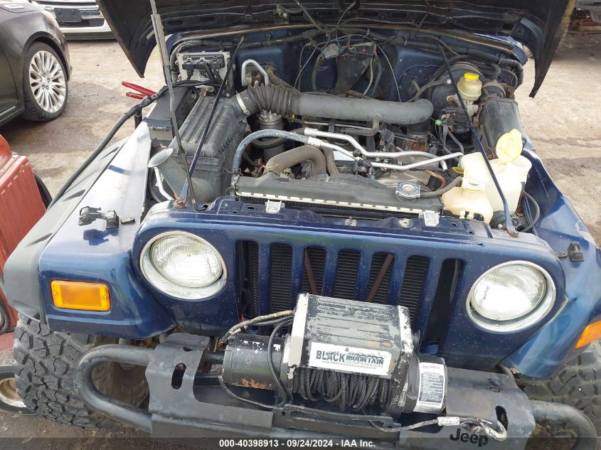 2000 Jeep Wrangler Sport VIN: 1J4FA49SXYP800739 Lot: 40398913