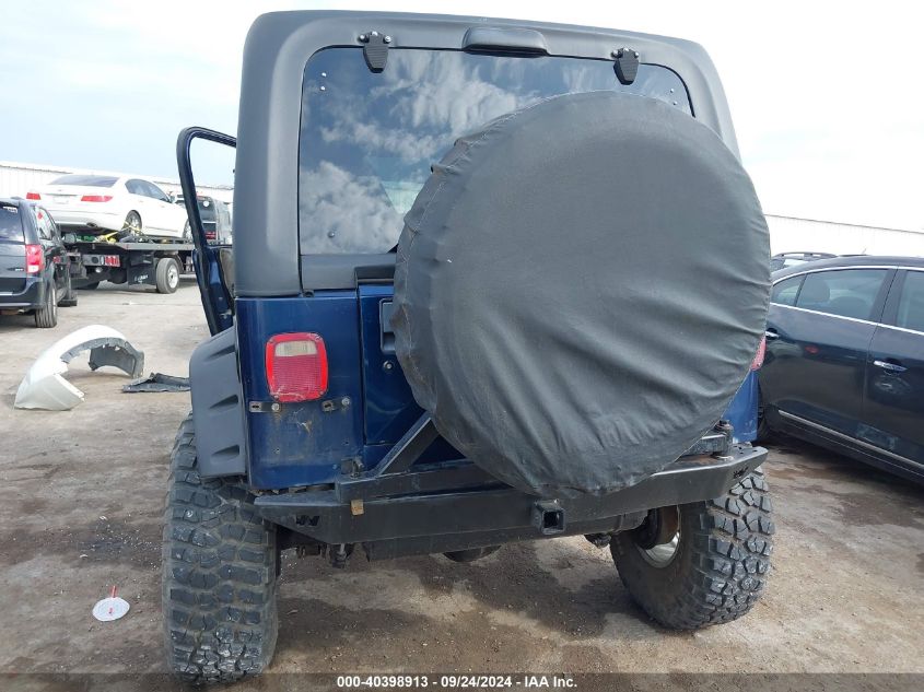 2000 Jeep Wrangler Sport VIN: 1J4FA49SXYP800739 Lot: 40398913