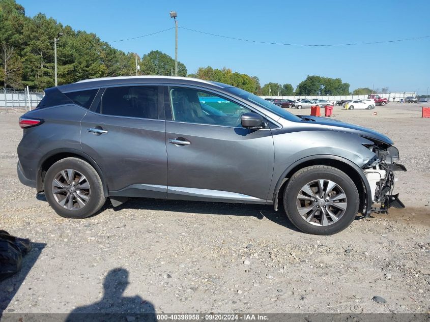 2015 Nissan Murano Sl VIN: 5N1AZ2MG3FN205607 Lot: 40398958