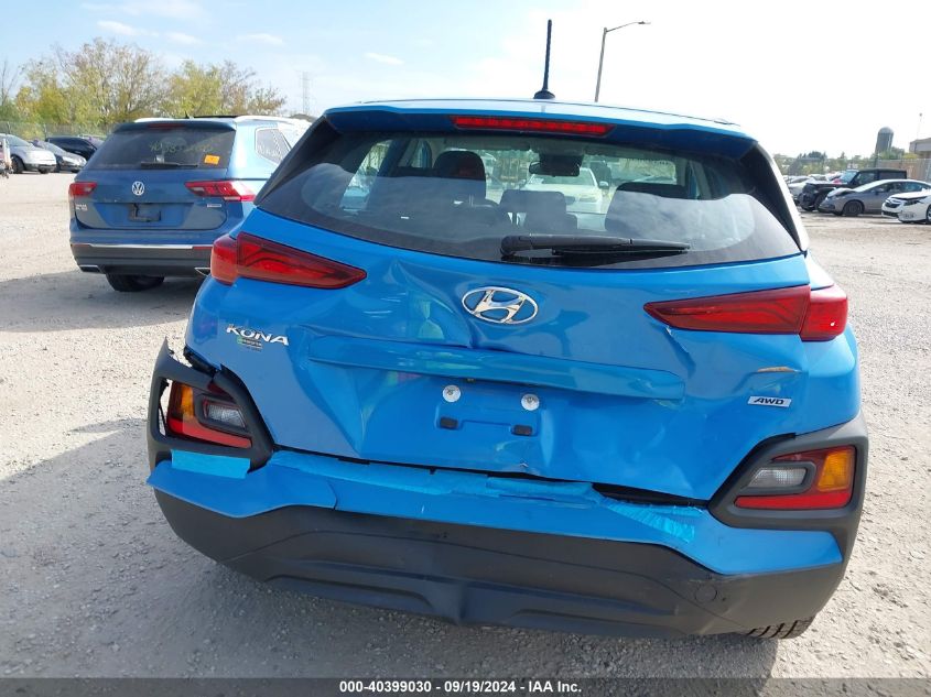 2021 Hyundai Kona Se VIN: KM8K1CAA6MU638200 Lot: 40399030