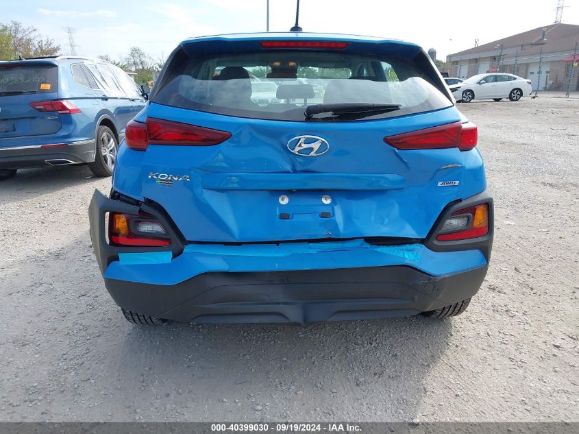 2021 Hyundai Kona Se VIN: KM8K1CAA6MU638200 Lot: 40399030