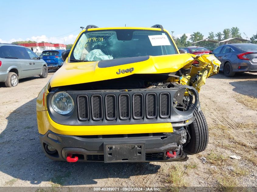 2016 Jeep Renegade Trailhawk VIN: ZACCJBCTXGPE13060 Lot: 40399071