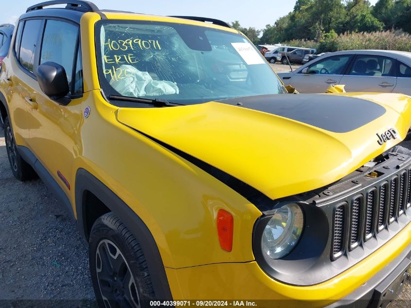 2016 Jeep Renegade Trailhawk VIN: ZACCJBCTXGPE13060 Lot: 40399071