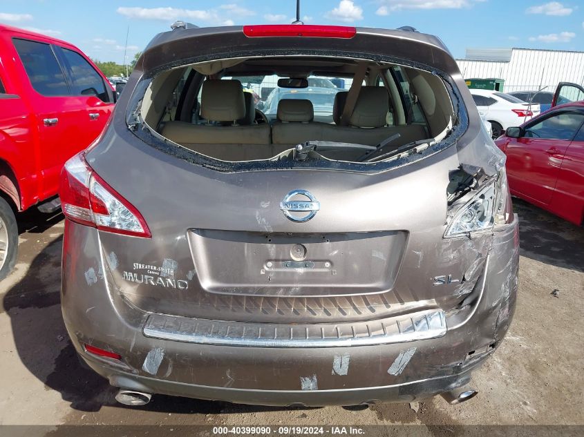 2011 Nissan Murano Sl VIN: JN8AZ1MU7BW062979 Lot: 40399090