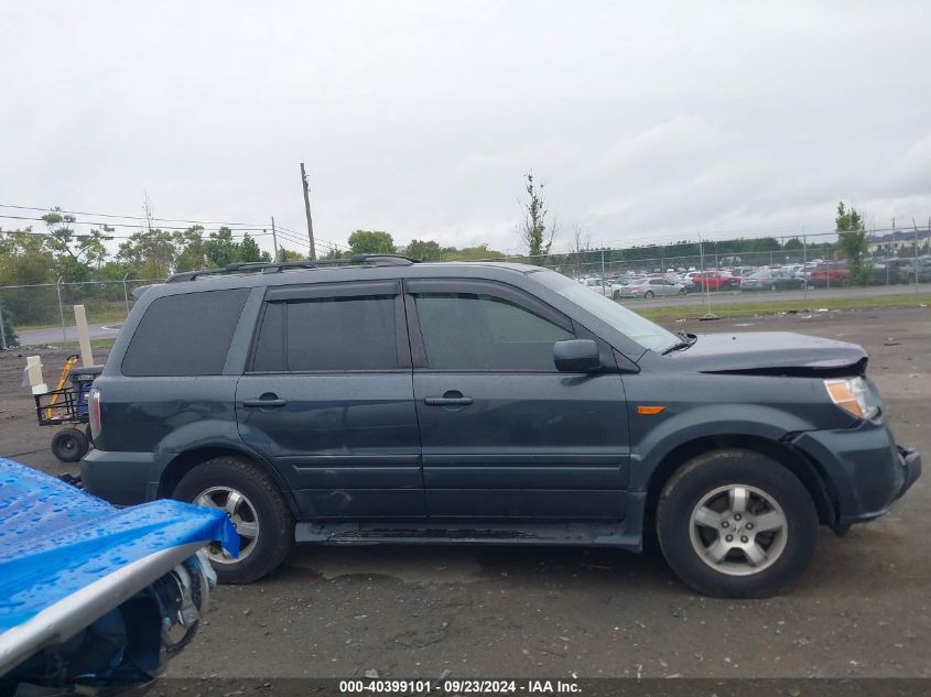 2006 Honda Pilot Ex VIN: 2HKYF18486H564022 Lot: 40399101