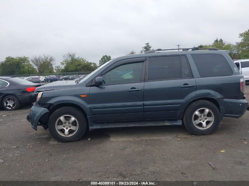 2006 Honda Pilot Ex VIN: 2HKYF18486H564022 Lot: 40399101