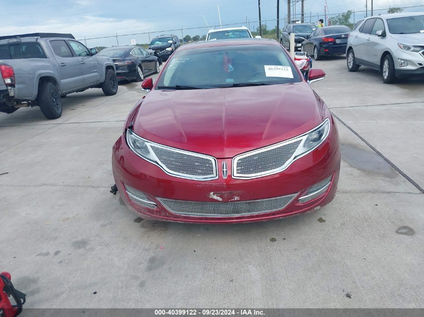 2016 Lincoln Mkz Hybrid VIN: 3LN6L2LU0GR634572 Lot: 40399122