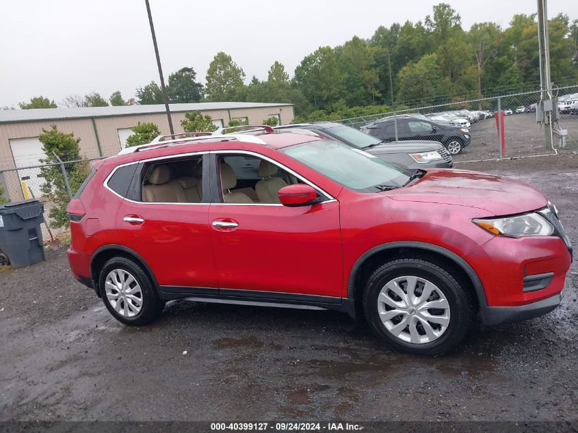 2017 Nissan Rogue S VIN: JN8AT2MT7HW383766 Lot: 40399127